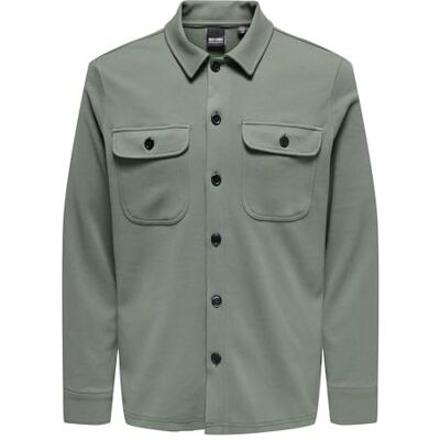 Only & Sons Herr Onsnewkodyl Noos 22021279 Skjorta, Castor Gray, XS Only & Sons Herr Onsnewkodyl Noos 22021279 Skjorta, Castor Gray, XS