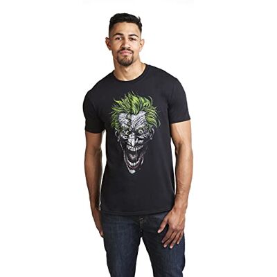 DC Comics Joker T-shirt för män, Svart, S DC Comics Joker T-shirt för män, Svart, S