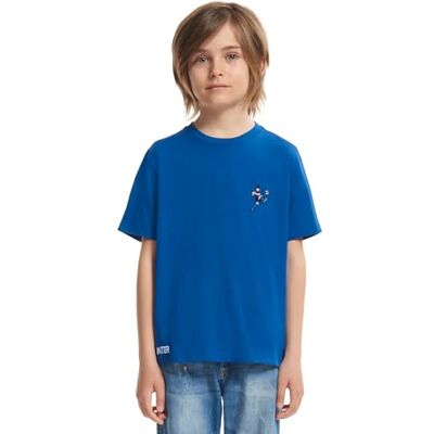 Inter Collection Embroidery unisex vuxen T-shirt, kungsblå, 8Y Inter Collection Embroidery unisex vuxen T-shirt, kungsblå, 8Y