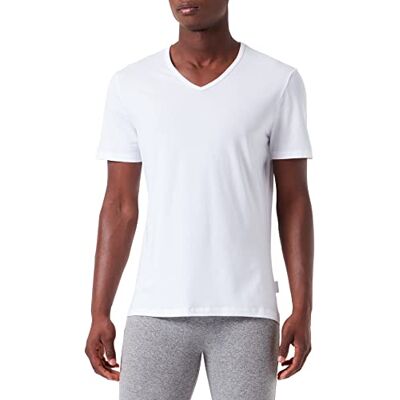 Sloggi för män slm EverNew Sh03VNec (1PQ79) T-shirt för män, Vit, XXL Sloggi för män slm EverNew Sh03VNec (1PQ79) T-shirt för män, Vit, XXL