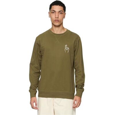 Tee Easy Sign Crewneck, OLIV, L Tee Easy Sign Crewneck, OLIV, L