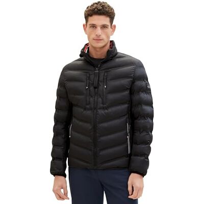 TOM TAILOR Herr 1038907 jacka, 2999-svart, S, 29999 Svart, S TOM TAILOR Herr 1038907 jacka, 2999-svart, S, 29999 Svart, S