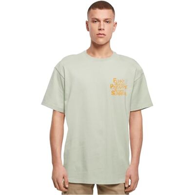 MERCHCODE T-shirt för män, 100% bomull, softsalvia M, softsalvia, M MERCHCODE T-shirt för män, 100% bomull, softsalvia M, softsalvia, M
