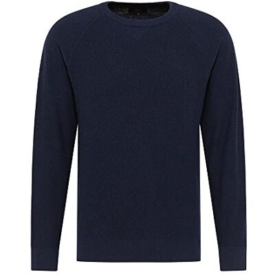 Lee Whitelisted Män Raglan Crew Knit Tröja, Sky Captain, Small Lee Whitelisted Män Raglan Crew Knit Tröja, Sky Captain, Small