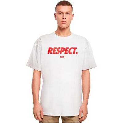 Upscale Herr T-Shirt Fotball's Coming Home Respect Oversize Tee Print T-shirt för män, överdimensionerad passform, streetwear, Vit, XS Upscale Herr T-Shirt Fotball's Coming Home Respect Oversize Tee Print T-shirt för män, överdimensionerad passform, streetwear, Vit, XS