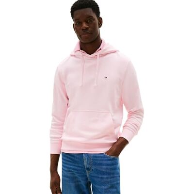 Tommy Hilfiger Essential Terry Hoody Mw0Mw37235, rosa, XXL Tommy Hilfiger Essential Terry Hoody Mw0Mw37235, rosa, XXL