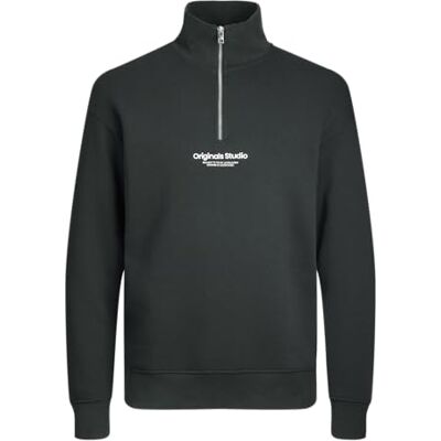 JACK & JONES Jorvesterbro sweat quarter zip Noos Jnr sweatshirt, Forest River/passform: lös, 176 JACK & JONES Jorvesterbro sweat quarter zip Noos Jnr sweatshirt, Forest River/passform: lös, 176