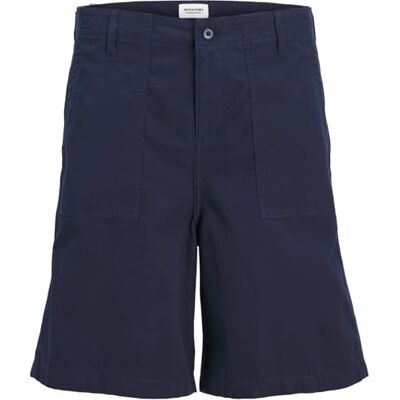 JACK & JONES JACK&JONES JPSTKARL JJFATIGUE Short LN STYD, marinblå blazer, XXL JACK & JONES JACK&JONES JPSTKARL JJFATIGUE Short LN STYD, marinblå blazer, XXL