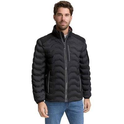 TOM TAILOR Herrjacka, 29999 Svart, 3XL TOM TAILOR Herrjacka, 29999 Svart, 3XL