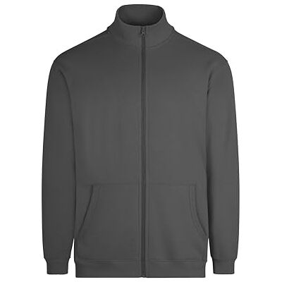 Mukua SZ270U Cooper; unisex huvtröja med dragkedja, mörkgrå färg, storlek 5XL, Mörkgrå, 5XL Mukua SZ270U Cooper; unisex huvtröja med dragkedja, mörkgrå färg, storlek 5XL, Mörkgrå, 5XL