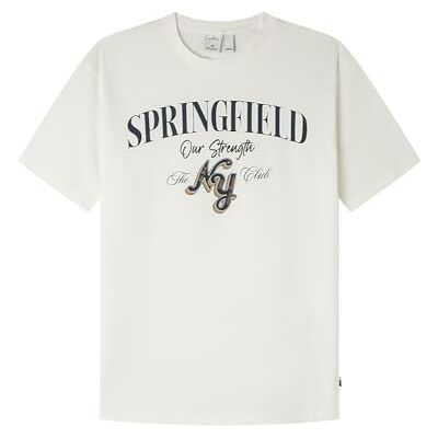 Springfield El Logo, Elfenben, XL Springfield El Logo, Elfenben, XL