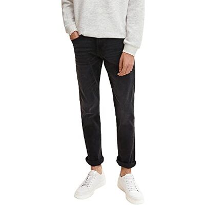 TOM TAILOR Herr Josh Regular Slim Jeans 1032773, 10273 Dark Stone Black Black Denim, 29W / 32L TOM TAILOR Herr Josh Regular Slim Jeans 1032773, 10273 Dark Stone Black Black Denim, 29W / 32L