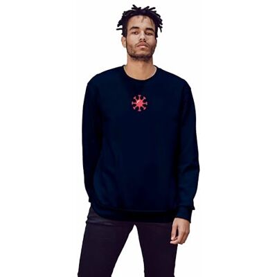 Green Fish Sweatshirt herr, Blå, S Green Fish Sweatshirt herr, Blå, S
