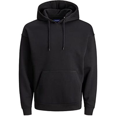 JACK&JONES PLUS Herr JORBRINK Sweat Hood PLS tröja med huva, svart, 3XL JACK&JONES PLUS Herr JORBRINK Sweat Hood PLS tröja med huva, svart, 3XL