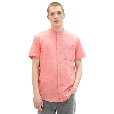 TOM TAILOR Denim Herr 1036242 skjorta, 26510-Plain Red Chambray, L, 26510 – Plain Red Chambray, L TOM TAILOR Denim Herr 1036242 skjorta, 26510-Plain Red Chambray, L, 26510 – Plain Red Chambray, L