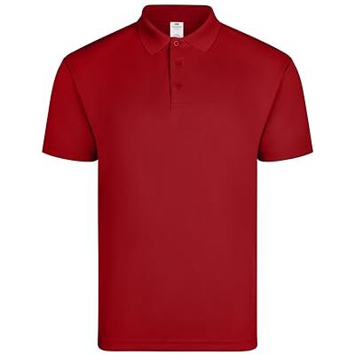 Mukua PS160U – Bogan; pikétröja – unisex kortärmad – röd färg, storlek XL, Nät, XL Mukua PS160U – Bogan; pikétröja – unisex kortärmad – röd färg, storlek XL, Nät, XL
