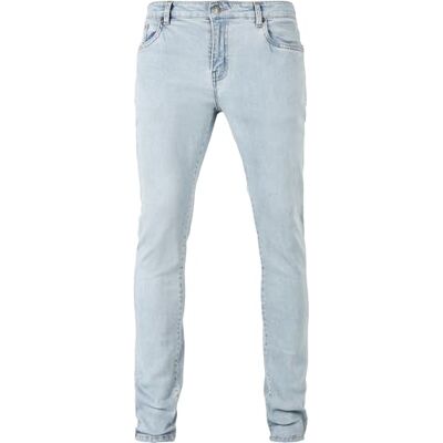 Urban Classics Slim fit jeans för män, Ljus Washed., 30W x 32L Urban Classics Slim fit jeans för män, Ljus Washed., 30W x 32L