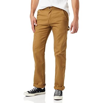 Dickies – byxor för män, anka snickarbyxor, normal passform, Brun anka, 38W x 32L Dickies – byxor för män, anka snickarbyxor, normal passform, Brun anka, 38W x 32L