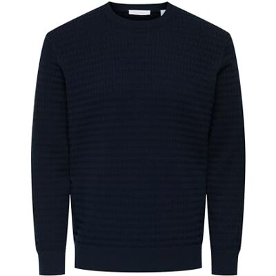 Only & Sons Onsberry Reg 12 Ls Crew Knit Frml Noos, Mörk safir, XS Only & Sons Onsberry Reg 12 Ls Crew Knit Frml Noos, Mörk safir, XS