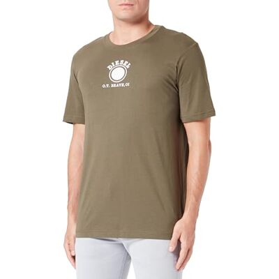 Diesel T-Shirt Män, 85A/0grai, S Diesel T-Shirt Män, 85A/0grai, S