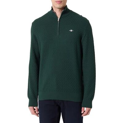 GANT Micro Textur HZ, Tartan grön, XL GANT Micro Textur HZ, Tartan grön, XL