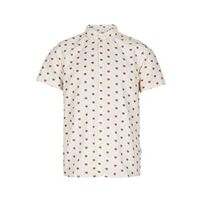 O'Neill Kortärmad AOP Chambray skjorta för män, 31012 vit, M/L (4-pack) O'Neill Kortärmad AOP Chambray skjorta för män, 31012 vit, M/L (4-pack)