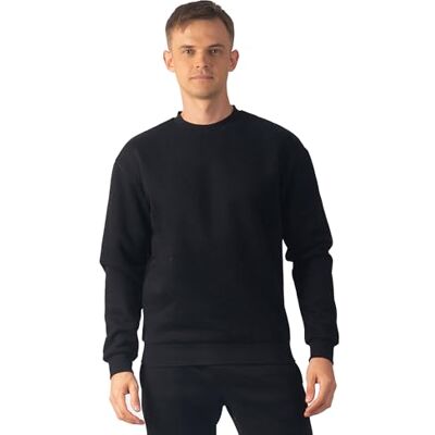 Carlheim Men's Sweatshirt Hudson Lounge, Black, Small Carlheim Men's Sweatshirt Hudson Lounge, Black, Small