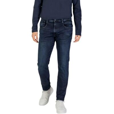 Replay Slim fit Jeans Anbass Hyperflex Eco Plus, 007 mörkblå, 31W / 32L Replay Slim fit Jeans Anbass Hyperflex Eco Plus, 007 mörkblå, 31W / 32L