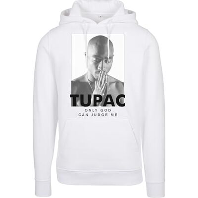MERCHCODE Mister Tee Huvtröja för män, Vit, M MERCHCODE Mister Tee Huvtröja för män, Vit, M