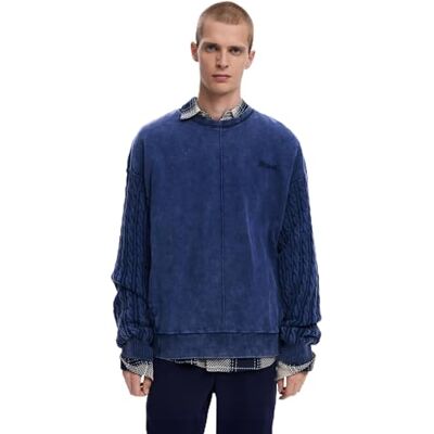 Desigual Sweat_Ontario, 5000, marinblå, L, Blå, L Desigual Sweat_Ontario, 5000, marinblå, L, Blå, L