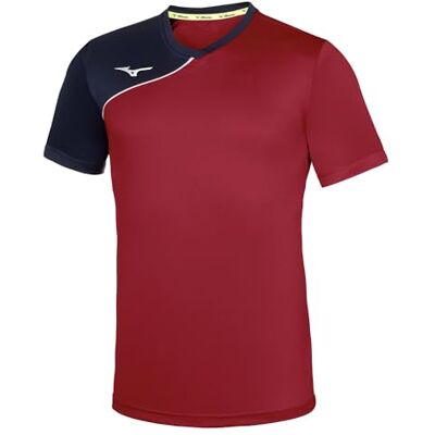 Mizuno TRAD SHUKYU skjorta vinröd/marinblå 3XL unisex, Vinröd, 3XL Mizuno TRAD SHUKYU skjorta vinröd/marinblå 3XL unisex, Vinröd, 3XL