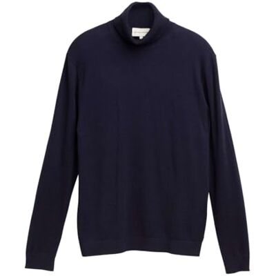 TOM TAILOR herrtröja, 13160 Stickad marinblå smälter, L TOM TAILOR herrtröja, 13160 Stickad marinblå smälter, L