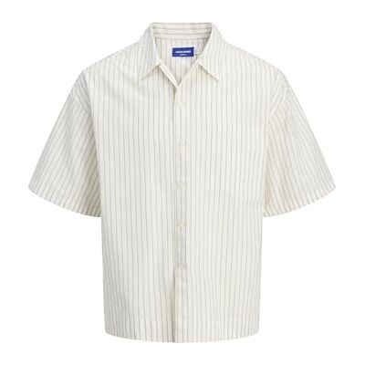 JACK & JONES Jorbellagio Poplin Shirt Ss, Molndansare, L JACK & JONES Jorbellagio Poplin Shirt Ss, Molndansare, L