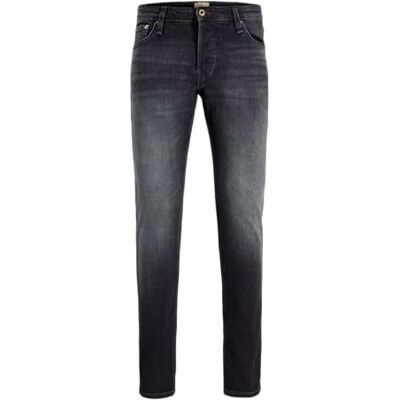 JACK & JONES Jjiglenn Jjcooper St 335 Bf, Svart denim, 27W / 32L JACK & JONES Jjiglenn Jjcooper St 335 Bf, Svart denim, 27W / 32L