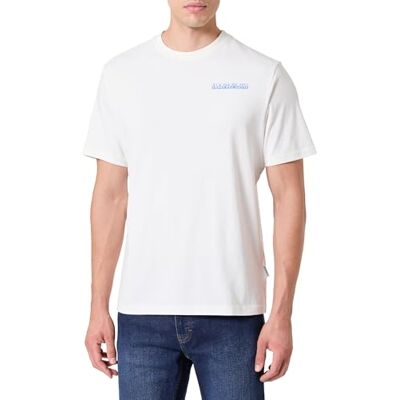 Napapijri Saley T-shirt vit, Vit, XL Napapijri Saley T-shirt vit, Vit, XL