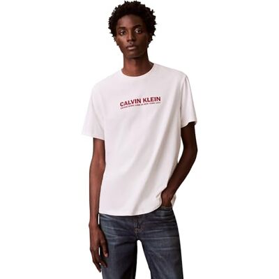 Calvin Herr SS 30s WHSL SP GRAP LV04RE820G, vit, L, Vit (vit grå), L Calvin Herr SS 30s WHSL SP GRAP LV04RE820G, vit, L, Vit (vit grå), L