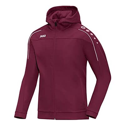 JAKO Män Classico basic-kapuss-jacka Kastanj L JAKO Män Classico basic-kapuss-jacka Kastanj L