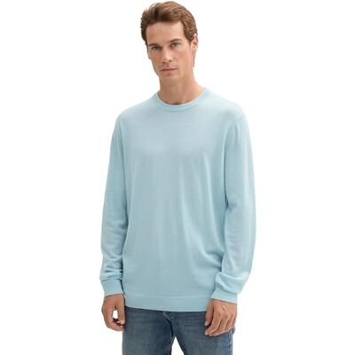 TOM TAILOR herrtröja, 30463 – Dusty Mint Blue, M TOM TAILOR herrtröja, 30463 – Dusty Mint Blue, M