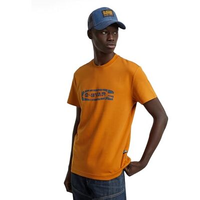 G-STAR RAW Destroyed Old Skool-logotyp, Orange (Marmalad D25086-c812-g679), M G-STAR RAW Destroyed Old Skool-logotyp, Orange (Marmalad D25086-c812-g679), M