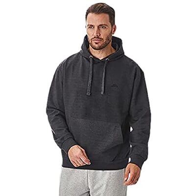 Iron Mountain Herr mjuk fleece pullover huvtröja med huva, återvunnet garn miljövänlig topp, kolmärg, L Iron Mountain Herr mjuk fleece pullover huvtröja med huva, återvunnet garn miljövänlig topp, kolmärg, L