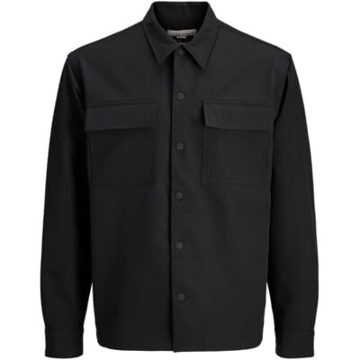 JACK & JONES Jcopoint Commute Travel Shirt Bf, svart, XL JACK & JONES Jcopoint Commute Travel Shirt Bf, svart, XL