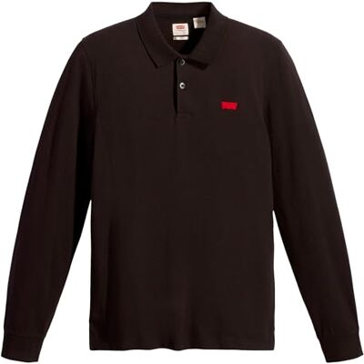 Levi's LS Slim HOUSEMARK Polo Blacks, meteoriter, XS Levi's LS Slim HOUSEMARK Polo Blacks, meteoriter, XS