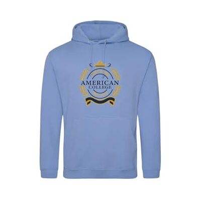 AMERICAN COLLEGE USA Tröja tröja med tryck varma kläder blandade män och kvinnor casual modell ACSCW5 himmelsblå XXL, turkos, XXL AMERICAN COLLEGE USA Tröja tröja med tryck varma kläder blandade män och kvinnor casual modell ACSCW5 himmelsblå XXL, turkos, XXL