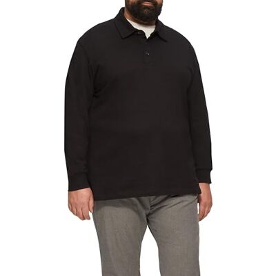 s.Oliver 2162199 Långärmad polotröja, 9999, XXXL herr, 9999, 3XL s.Oliver 2162199 Långärmad polotröja, 9999, XXXL herr, 9999, 3XL