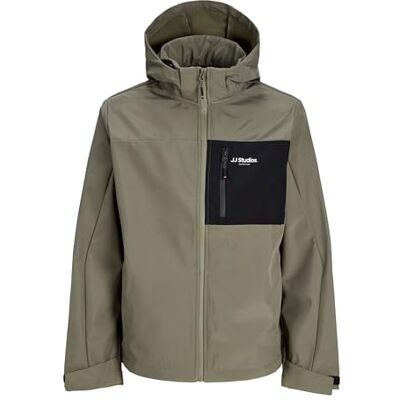 JACK & JONES Jjnorth Softshelljacka, Dammig oliv, S JACK & JONES Jjnorth Softshelljacka, Dammig oliv, S