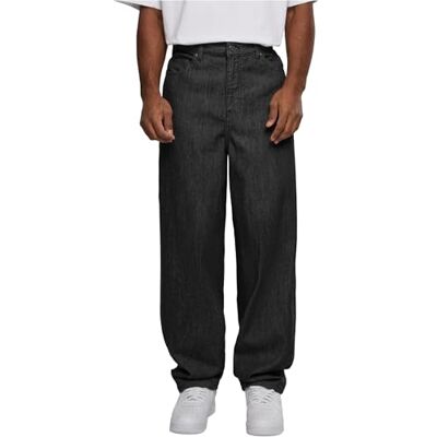 Urban Classics herr 90‘s Jeans Pants, Svart acid tvättad, 38 Urban Classics herr 90‘s Jeans Pants, Svart acid tvättad, 38