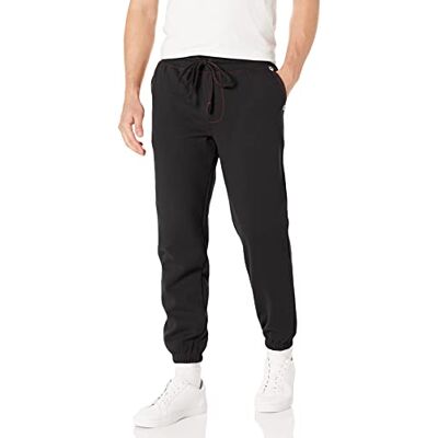 True Religion Herr Big T joggare träningsbyxor, Jetsvart/klarröd, L True Religion Herr Big T joggare träningsbyxor, Jetsvart/klarröd, L
