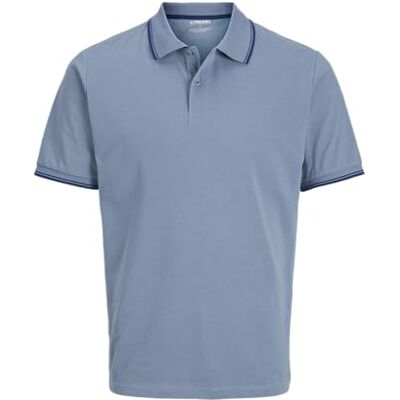 JJ REBEL Jrebzell Polo Ss Sn, Vindskyddad blå, M JJ REBEL Jrebzell Polo Ss Sn, Vindskyddad blå, M