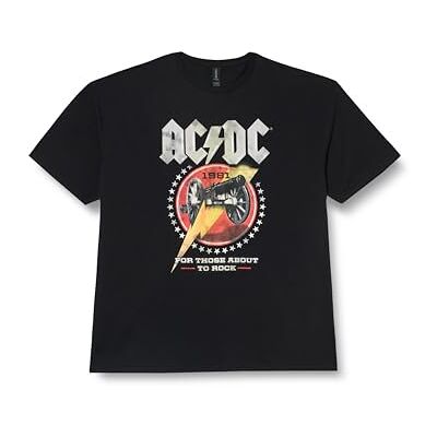 AC/DC T-shirt herr, svart, 3XL AC/DC T-shirt herr, svart, 3XL