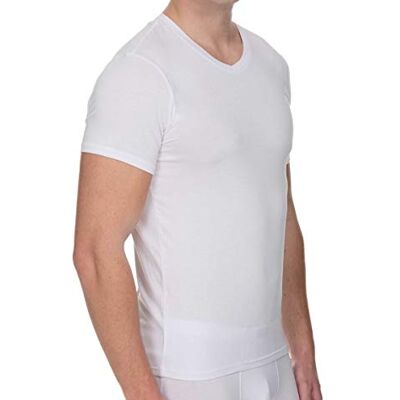 bruno banani Herr V-tröja Infinity undertröja, Vit (vit 001), XXL bruno banani Herr V-tröja Infinity undertröja, Vit (vit 001), XXL